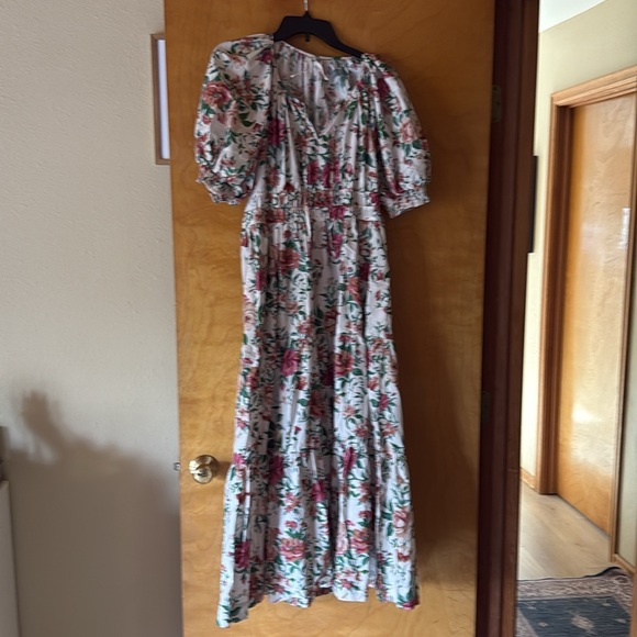 Anthropologie Somerset Puff Sleeve Edition Maxi Dress--NWOT Medium - Picture 5 of 5